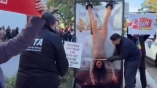 PETA crashed a Miami Raising Cane's grand opening this week