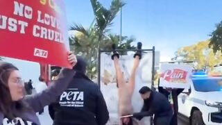 PETA crashed a Miami Raising Cane's grand opening this week