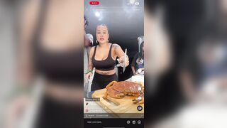Woman Kills Giant Crab and has a Meltdown