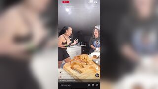 Woman Kills Giant Crab and has a Meltdown