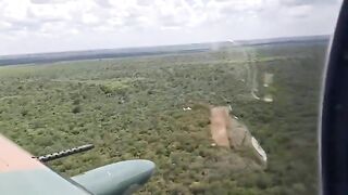 A Paraguayan Super Tucano intercepts a drug flight