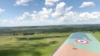 A Paraguayan Super Tucano intercepts a drug flight