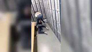 Girl Pulls Out Knife and Stabs Another Girl Multiple Times Mid Fight at School!