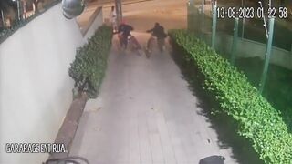 Bike Thieves Didn't Anticipate Running into a Samurai Today.