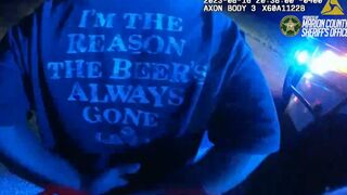 Go Figure? Florida Man Wearing "I'm the Reason the Beers Always Gone" T-Shirt Arrested for DWI