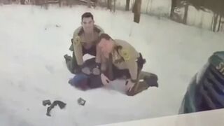 Bodycam Footage Show Two Vermont Officers Brutalizing Handcuffed Suspect.