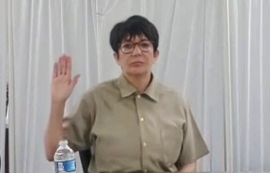 Watch the moment Ghislaine Maxwell pleads the Fifth during her deposition.
