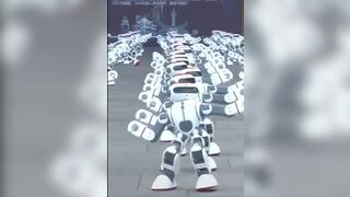 Scary yet Cool, Guinness World Record Most Robots Dancing