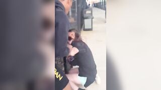 White Girl gives out Slap...gets Beat in Return