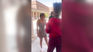 White Girl in a Dress gets Stomped