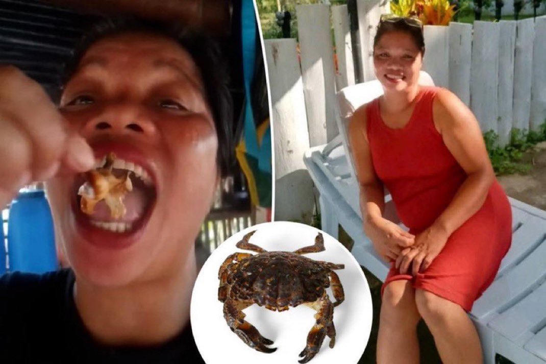 Food influencer in the Philippines dies after eating highly toxic devil crab