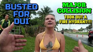Florida Girl gets Busted for DUI after Major Collision - Port St. Lucie, Florida - July 9, 2023