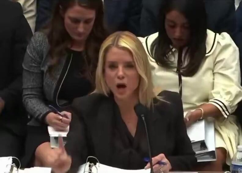 Pam Bondi appears to have just lied under oath.