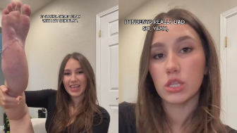 This woman has quite the story