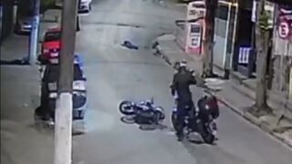 SuperMan lives....Blows Away 2 Men trying to Rob Innocent Civilian