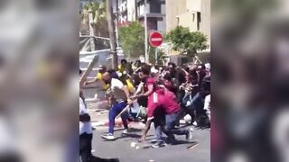 BREAKING: Isreal Prime Minister Benjamin Netanyahu Has Called For MASS DEPORTATION of Illegal African Migrants After A HUGE Riot/Gang-Brawl Broke Out in The Streets of Tel Aviv