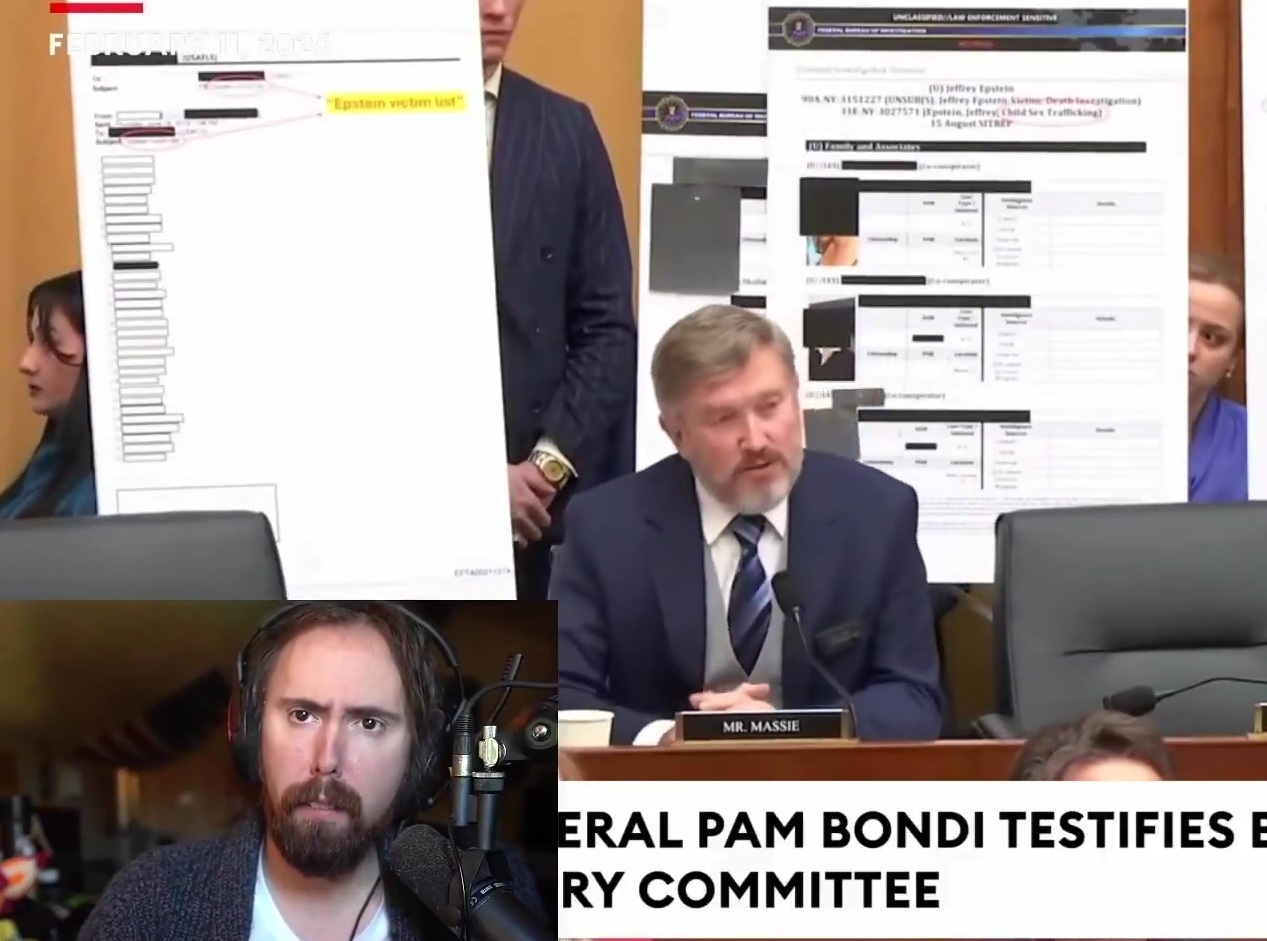 Pam Bondi is an absolute idiot and Massie is the GOAT