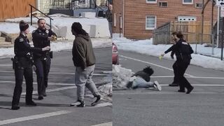 He did ask to be tazed, at least they didn’t shoot him