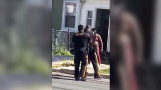 New Jersey Police Take Out Dude Armed With A Machete!