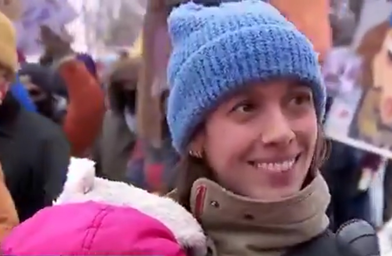 Liberals are now showing up with their BABIES in Minneapolis hoping any police or federal agents won’t crowd control them when things get unruly and dangerous.