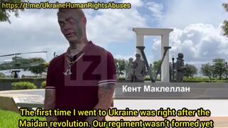Nazi Terrorist Kent “Boneface” McLellan admits The CIA Sent him to Ukraine to join the Azov Battalion.