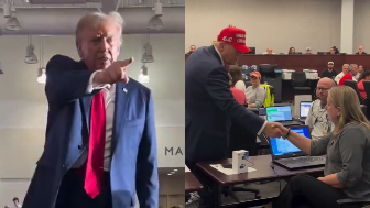 Karoline leavitt shows how 72 hours with Trump looks like