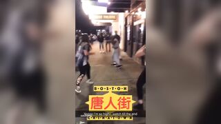 2 Girls Fight a Crackhead in the Street...Wait for It Please