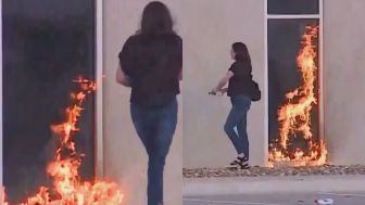 Woman sets a warehouse suspected to be an ICE detention center on fire in Kansas City