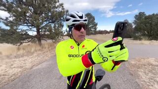 Cyclist has a meltdown and brags about how he owns a "newspaper"