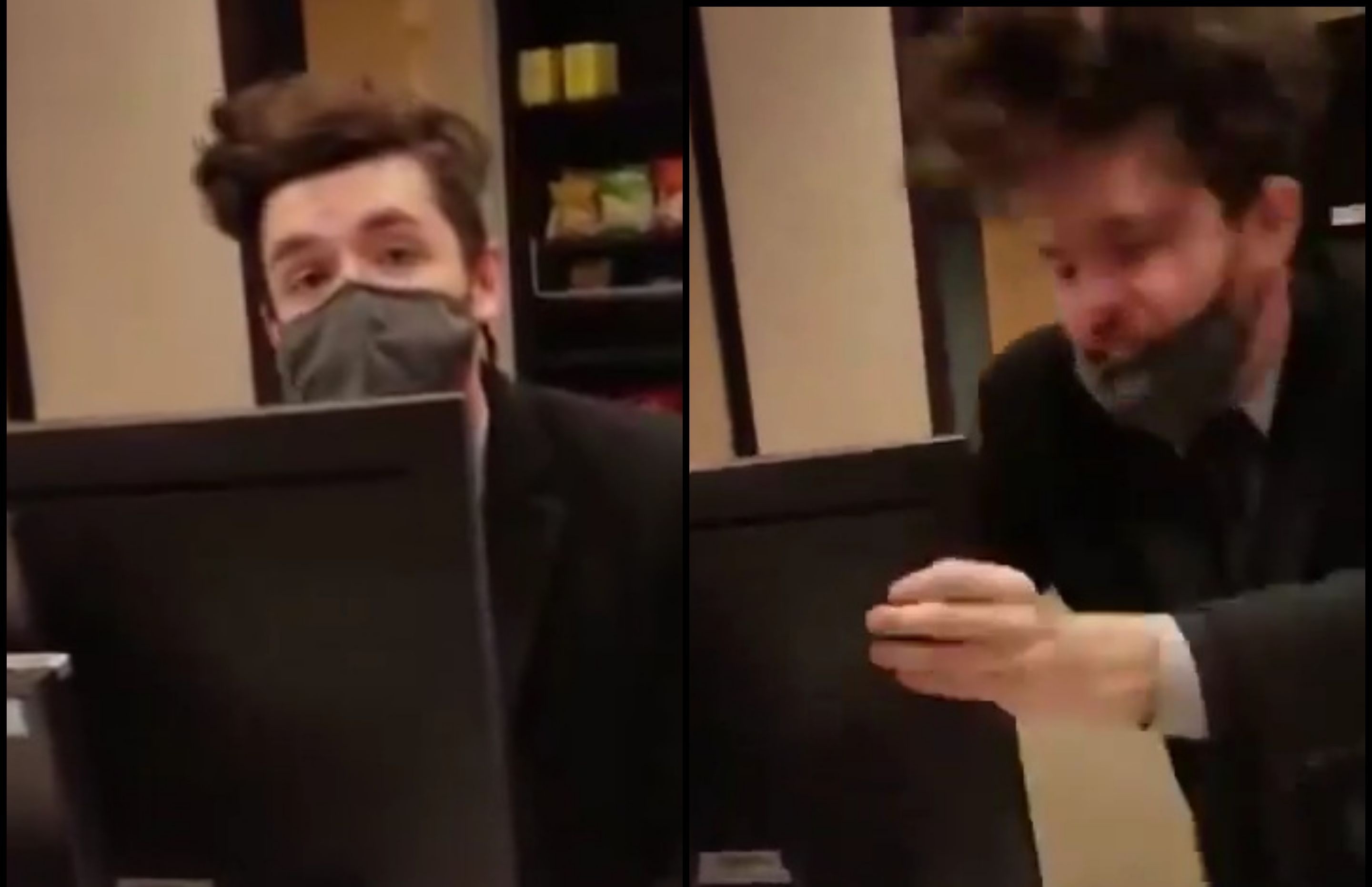 Hotel employee has mental breakdown after dealing with a customer complaint