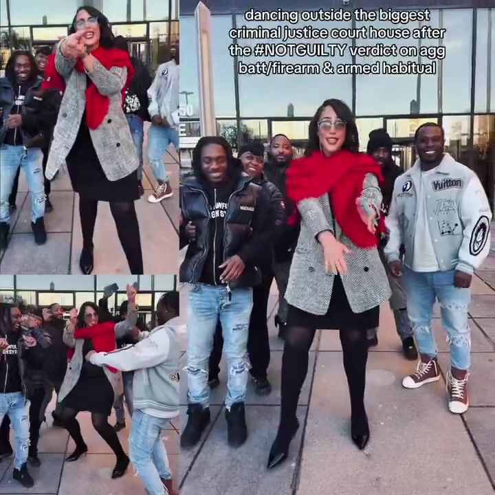 Chicago "attorney" celebrating her client beats a shooting case facing 30 years