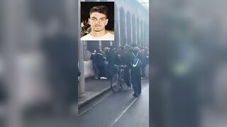 Over 40 Antifa terrorist beat a conservative man to (death) in France