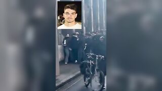 Over 40 Antifa terrorist beat a conservative man to (death) in France