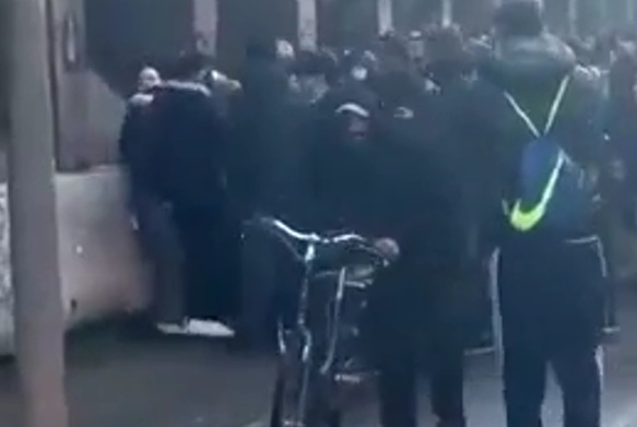 Over 40 Antifa terrorist beat a conservative man to (death) in France