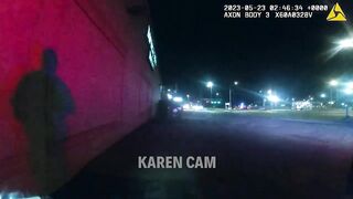 Crazy Drunk Karen Tries To Flee Officers … TWICE