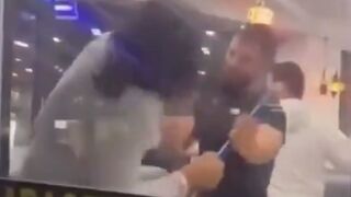 Angry men try to destroy UK restaurant for having beef on menu, claims viral video