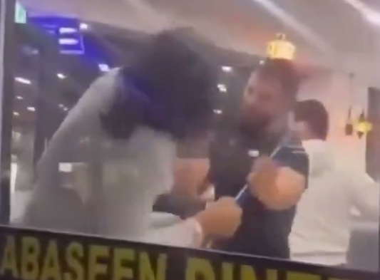 Angry men try to destroy UK restaurant for having beef on menu, claims viral video