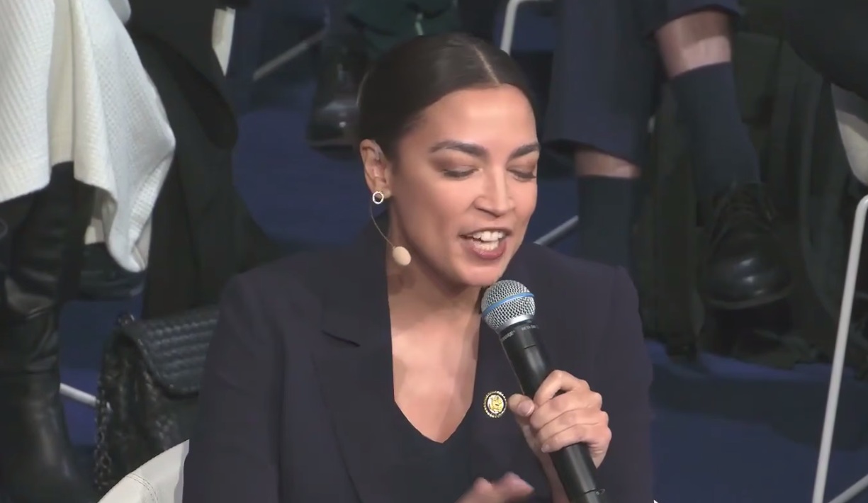 AOC DOES NOT DENY SHE’S CONSIDERING RUNNING FOR PRESIDENT when asked about a wealth tax…