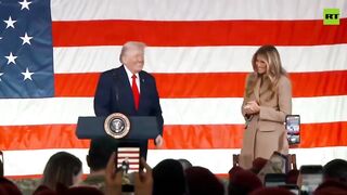 Trump tries to get Melania to Dance the YMCA but fails