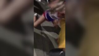 Pretty Blonde Cheerleader takes on her Bully the Violent Way (Info in Description)