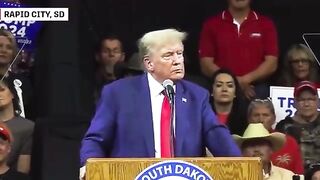 BREAKING: Trump breaks down at a rally in South Dakota while describing the downfall of the US