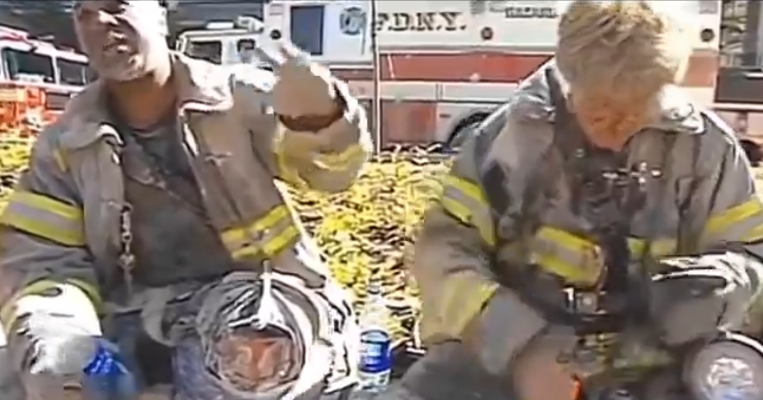 "Anyone of these Buildings could blow up, this ain't Done Yet" Banned clip of 9/11 shows First responders reveal they saw planted bombs inside the towers.