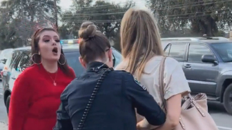 Student Detained During ANTI-ICE Protest In Texas
