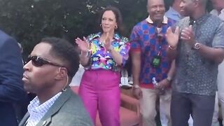 ‘PURE CRINGE:’ Kamala Harris Mocked for ‘Granny Moves’ at White House Hip-Hop Party