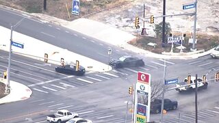 Wild Live police chase ends in crash