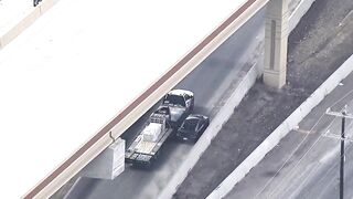 Wild Live police chase ends in crash
