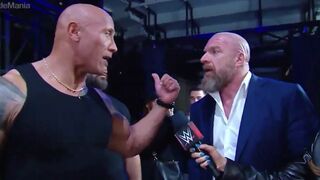 This was REAL! The Rock calls out Boss Triple-H for allowing Disrespect