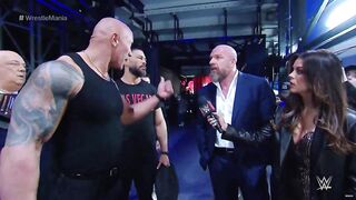 This was REAL! The Rock calls out Boss Triple-H for allowing Disrespect