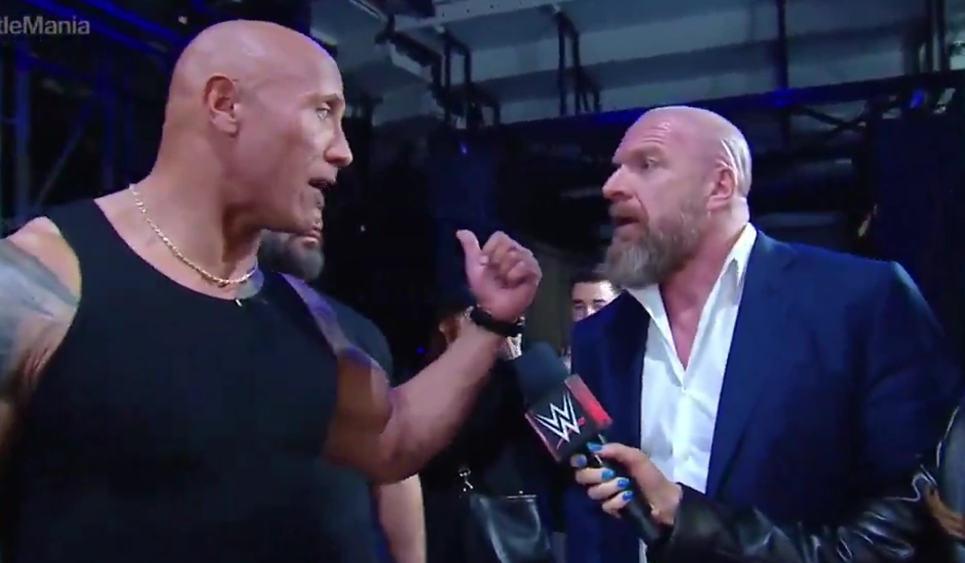 This was REAL! The Rock calls out Boss Triple-H for allowing Disrespect