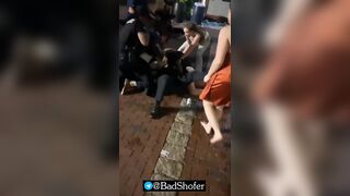 NEW: Wedding party in Newport RI decides to Fight the Cops..Brutal KO of Female Wedding Guest